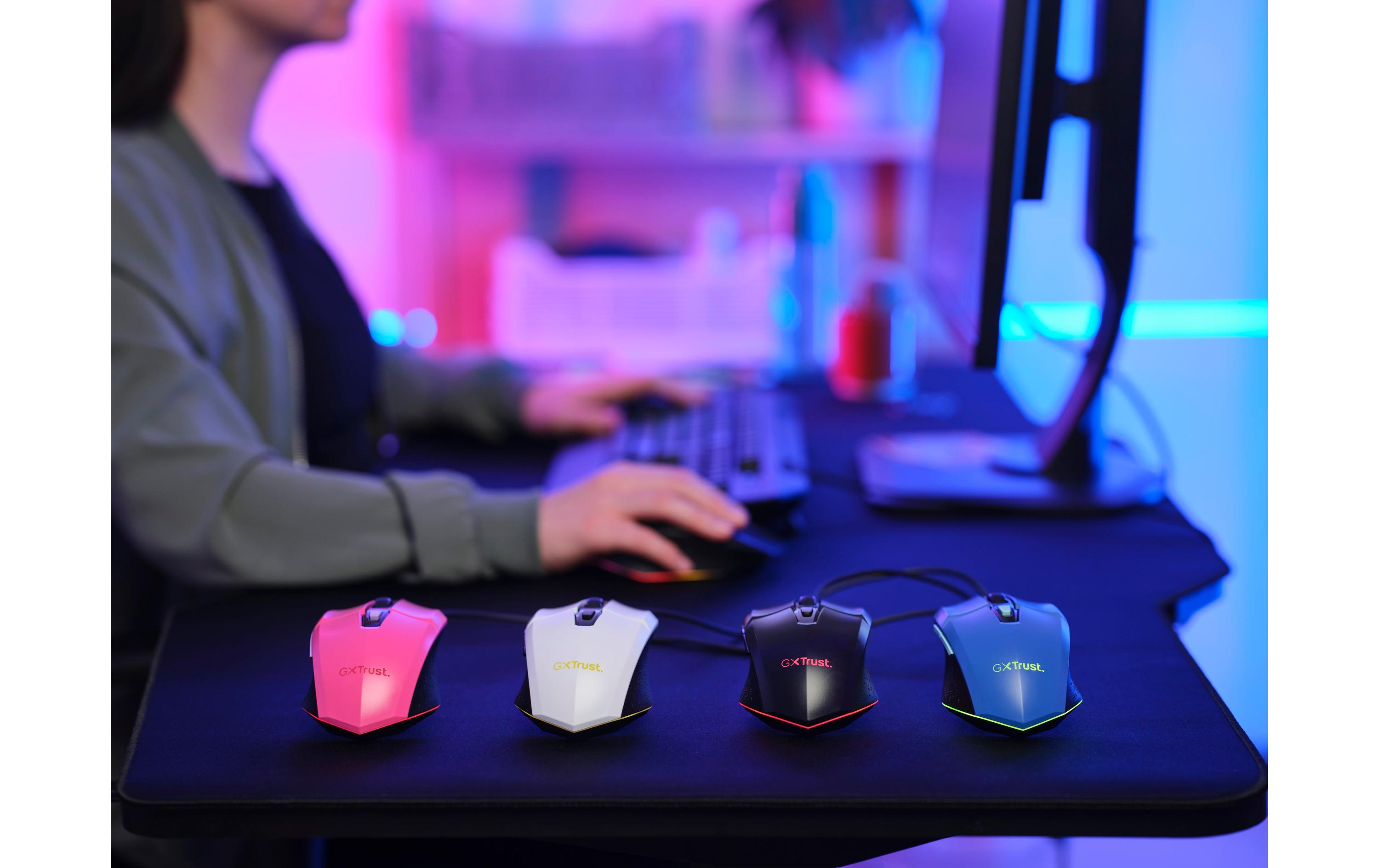 Gaming-Maus GXT 109P FELOXTrust GXT 109P FELOX Maus Gaming Beidhändig USB Typ-A 6400 dpi