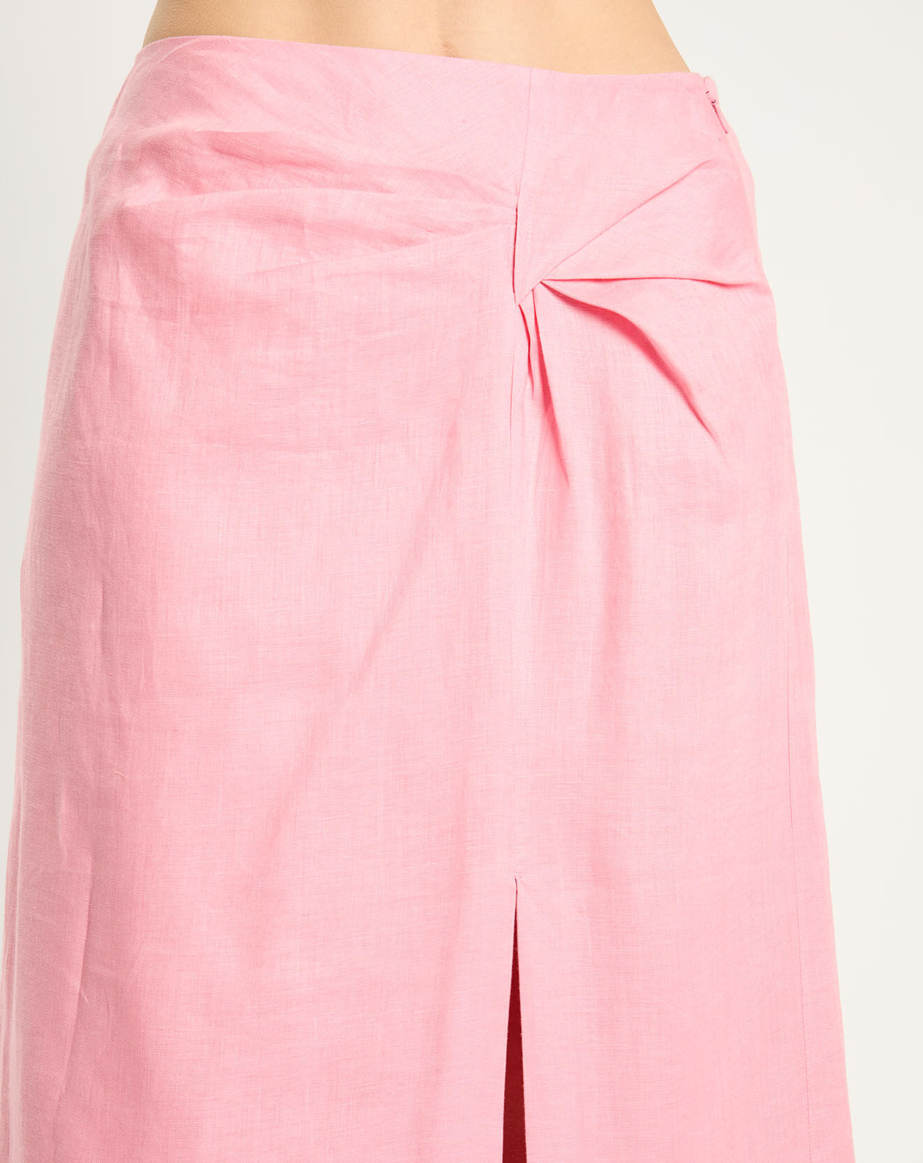 Scotch & Soda Jupe Midi 100% Lin rose