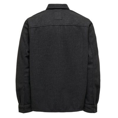 Chemise à manches longues homme Onsash Ovr Woolen Look Pkt ONLY AND SONS