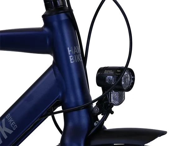 HAWK Bikes Fahrrad Herren »Trekking Gent Super Deluxe Plus«, blau, 28 Zoll, 53-cm-Rahmen