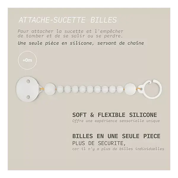 Prendedor de chupeta de silicone Suavinex Colour Essence Tile