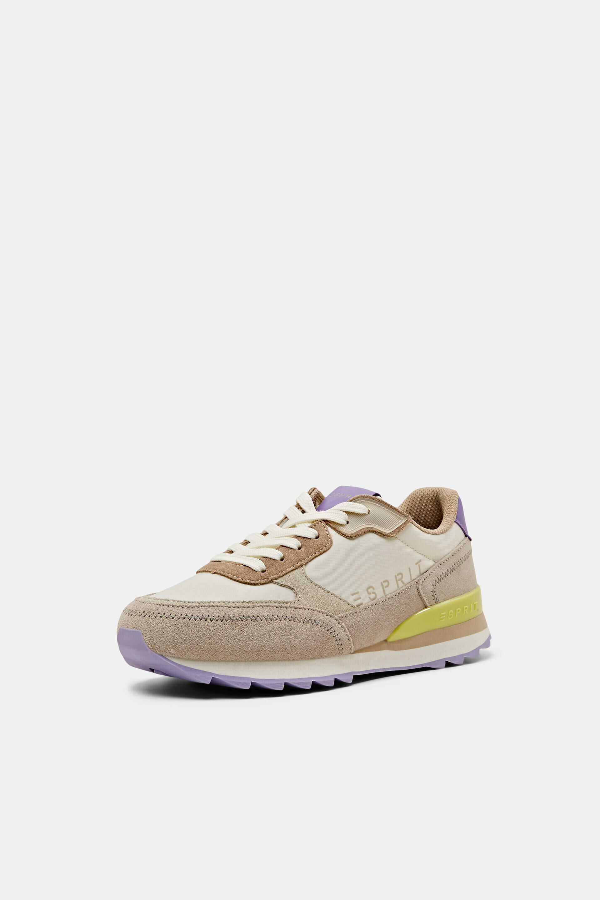 Sneakers multicolores en cuir véritable