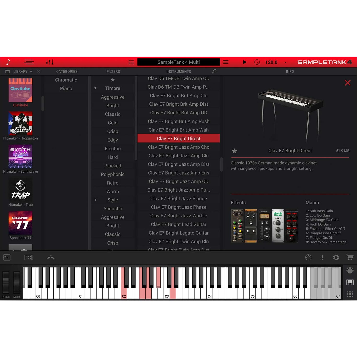 IK Multimedia Clavitube voor SampleTank 4 (download)