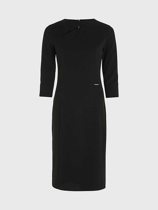 Vestido justo ao corpo em crepe scuba