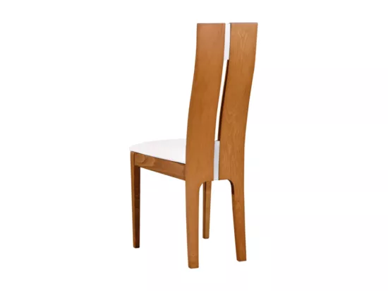 Lot de 2 chaises SALENA - Hêtre massif coloris chêne