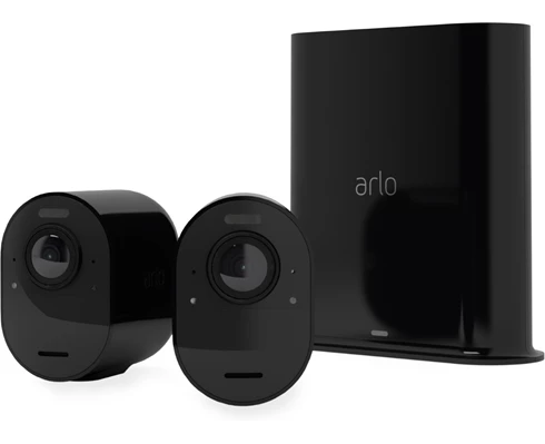 Arlo Ultra 2 spotlight camera - 2-pack Svart