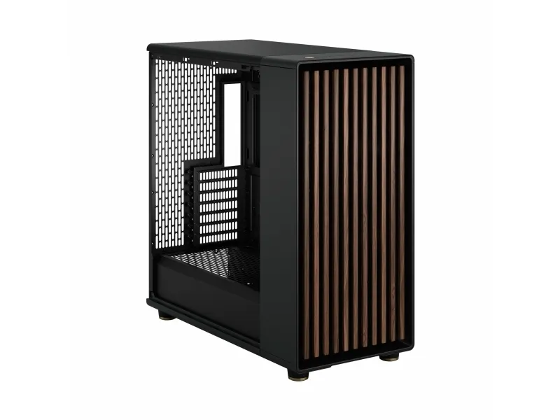 Fractal Design North XL - Tower - udvidet ATX - sidepanel med vindue (hærdet glas) - ingen strømforsyning (ATX) - charcoal black - USB/Audio/Mic