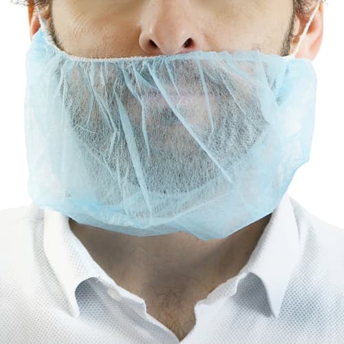 Cache-barbe PLP 10g/m² bleu Paredes
