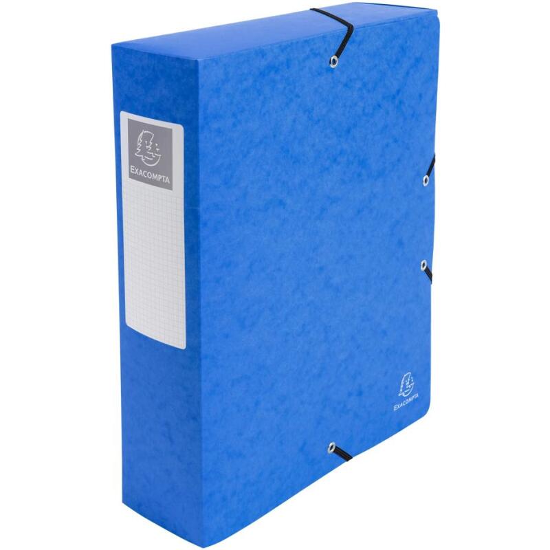 Boite de classement Exabox Dos 80mm Carte lustrée - A4