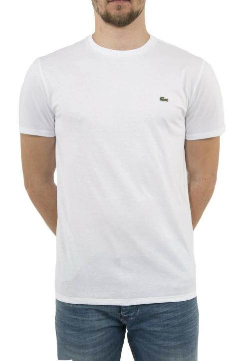 Tee shirt lacoste th6709 001 blanc
