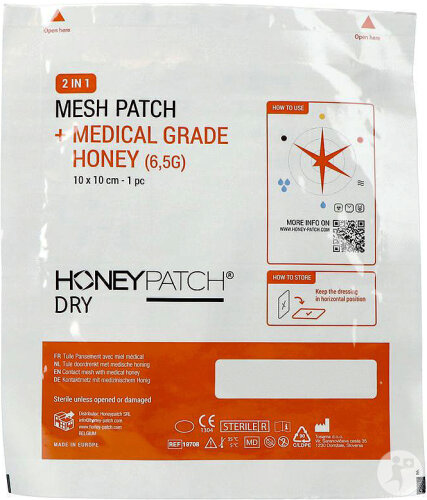 Honeypatch Dry Pansement Stérile 10x10cm 1 Pièce (1052153)