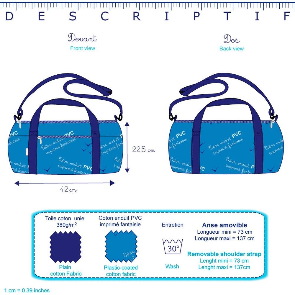 Sac De Sport Fleur Mentholé