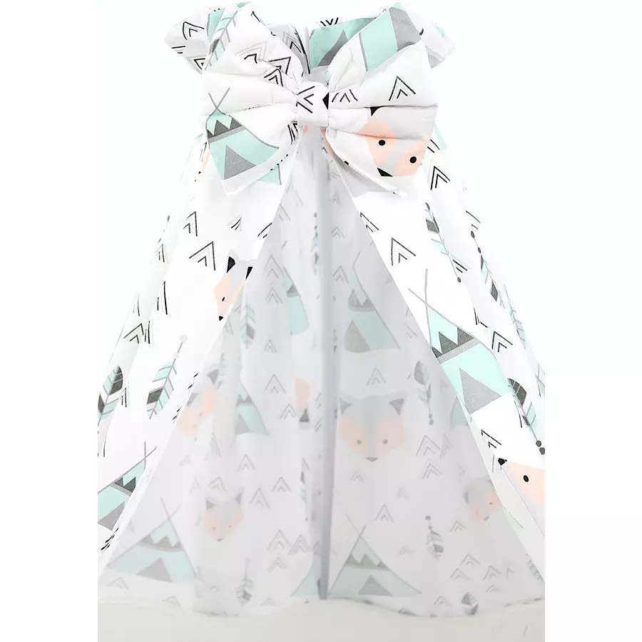 TupTam Babybett Himmel mit Schleifchen mint