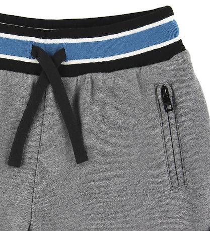 Dolce & Gabbana Sweatshorts - Graumeliert m. Weiß Blau