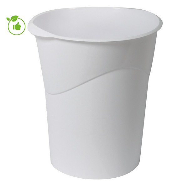 Corbeille Happy blanche 14 L Cep
