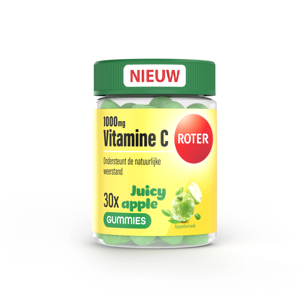 Roter Vitamine C 1000 mg Juicy Apple (30 gummies)