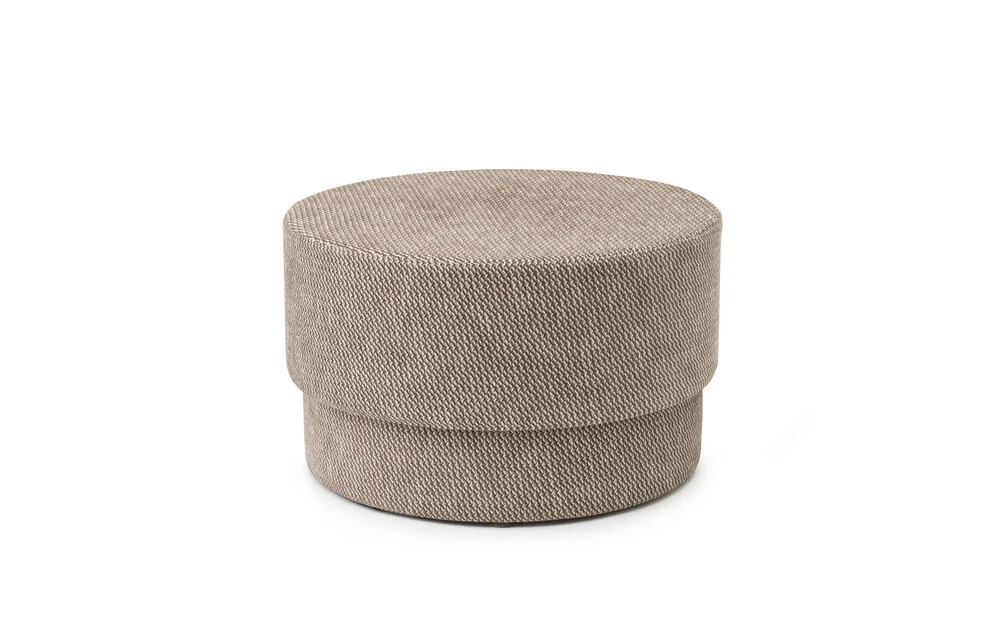 Normann Copenhagen  Silo puf, medium, Dusty Brown/Albagia 214 - 43x70 cm