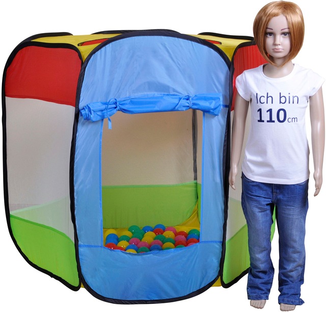 Knorrtoys® Spielzelt »Bendix« sechseckiges Zelt; Seitenwände aus Gaze