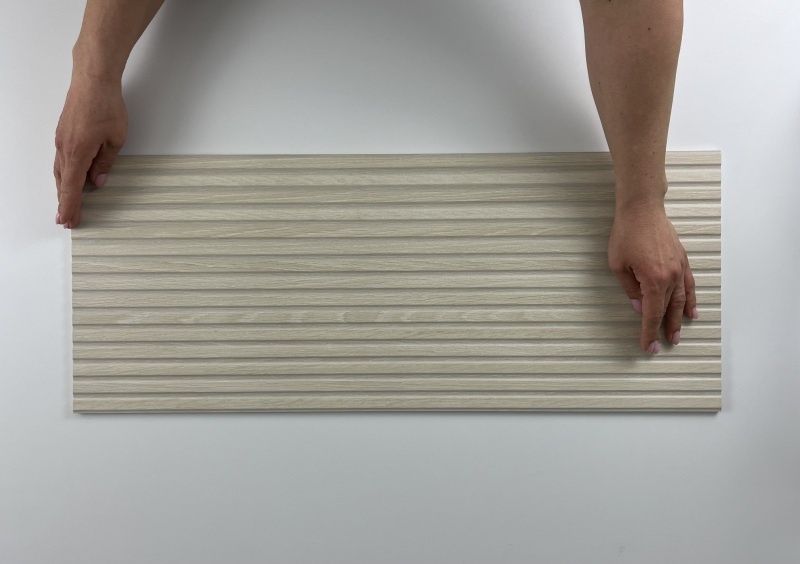 Tegelsample: Jabo Valkiria wandtegel eiken puur 30x75cm gerectificeerd