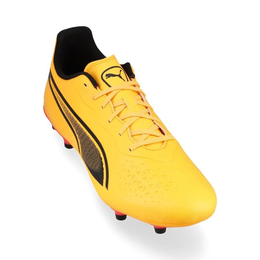 PUMA King Match FG/AG Forever Faster - Sun Stream/Noir/Crépuscule