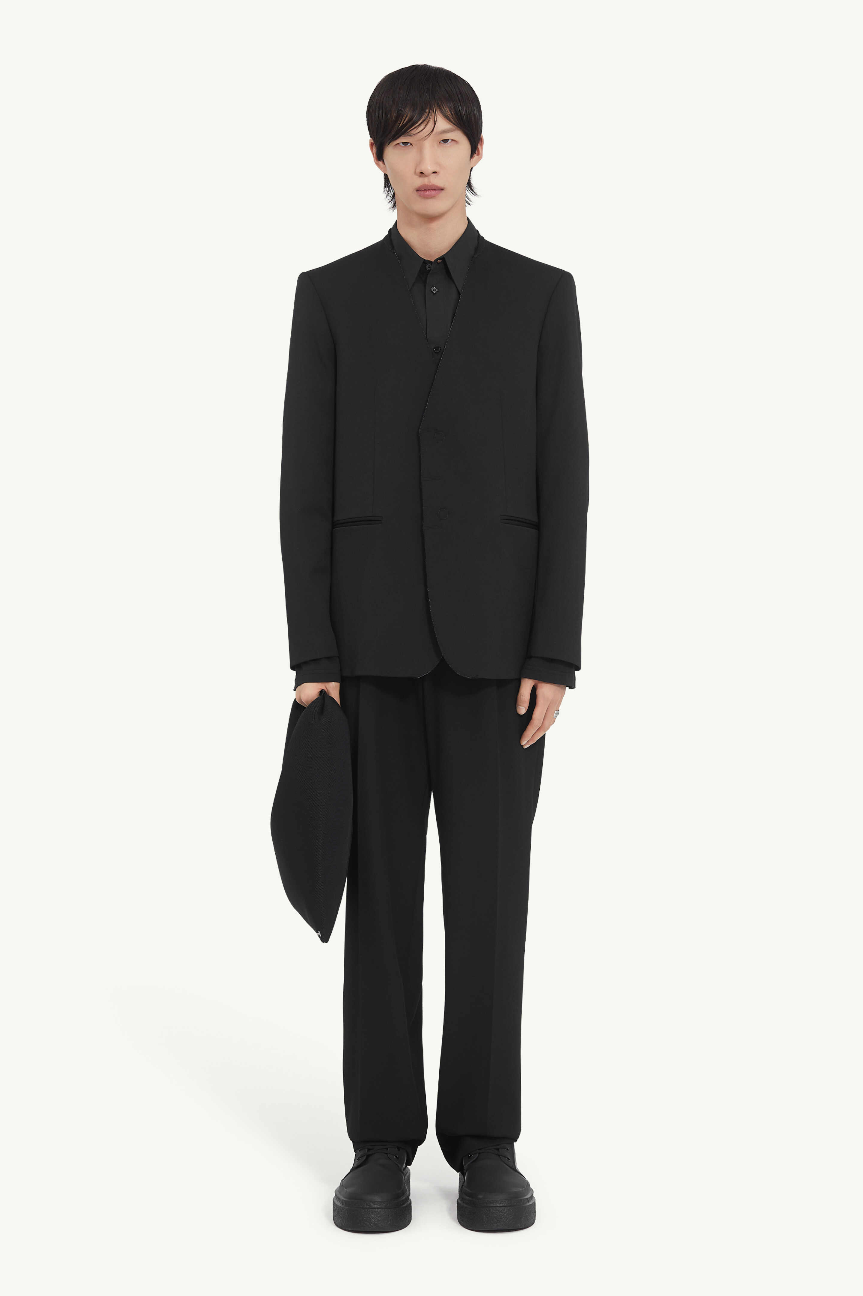 Veste de tailleur en laine pour homme | MM6