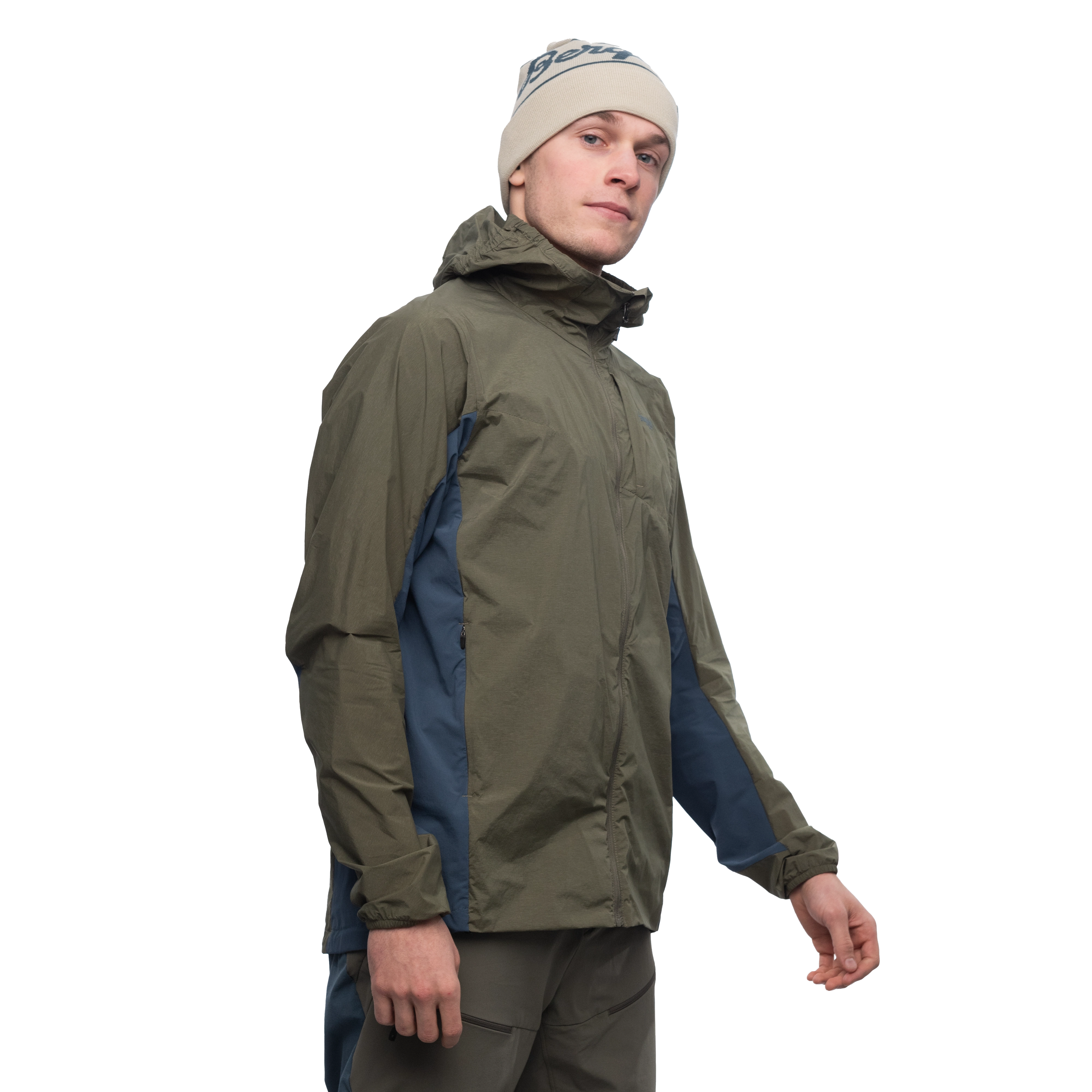Rabot Lt Windbreaker Jacket Green Mud