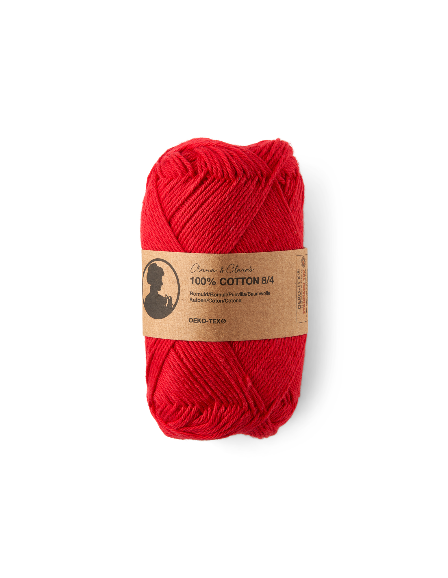 Garn 8/4 | Bomuld. 50 g = 160 m. | Red