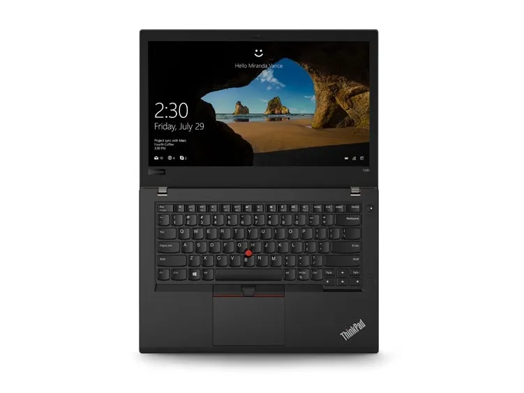 Refurbished | Lenovo ThinkPad T480 - Bærbar - Intel® Core™ i5-8350U - 8GB RAM - 240GB SSD | T1A