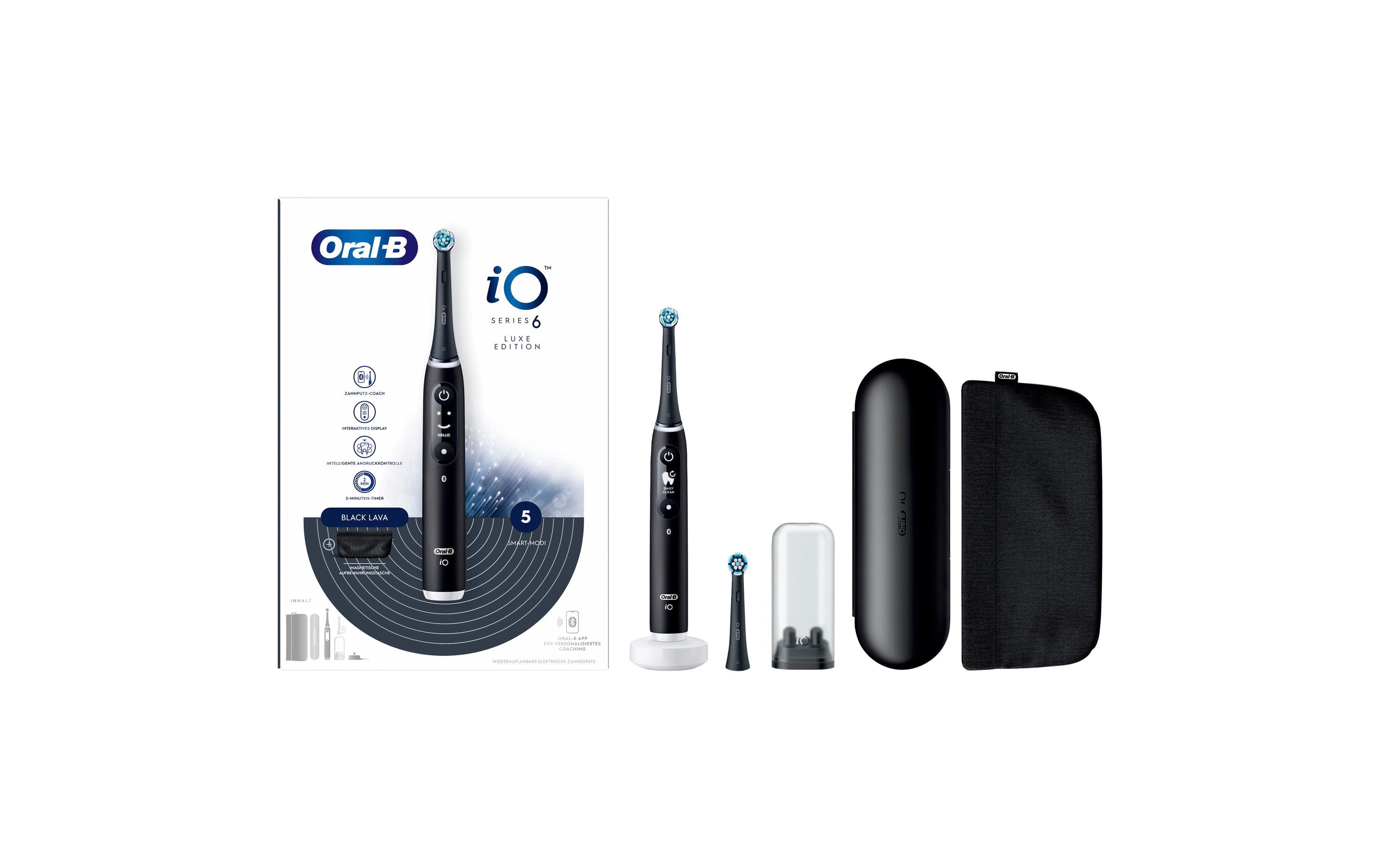 Elektrische Zahnbürste iO Series6 Black Lava<br>Rotationszahnbürste