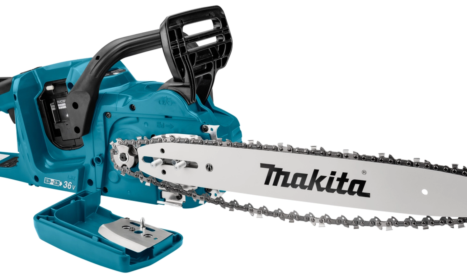 Makita DUC355PG2J 2x18V Li-Ion accu kettingzaag set (2x 6,0Ah) incl. Mbox - 35cm - koolborstelloos