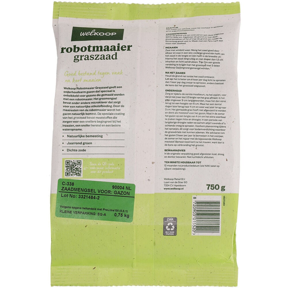 Welkoop - Robotmaaier Graszaad - 30 m2