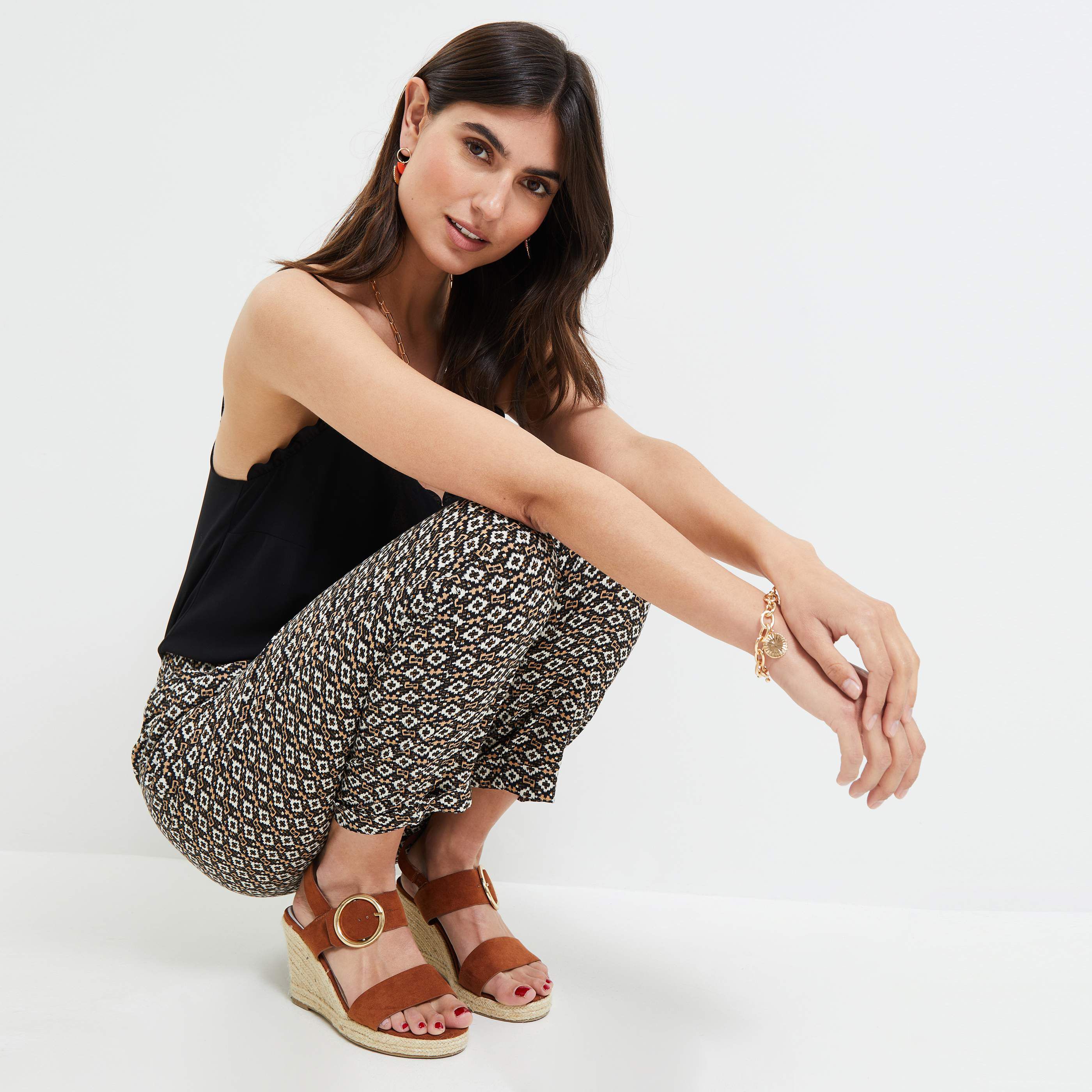 Pantalon fluide femme - IMPRIME