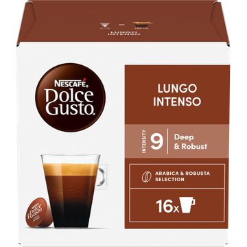 NESCAFÉ Dolce Gusto, Koffiecapsules Lungo Intenso, 16 cups, 144 gr