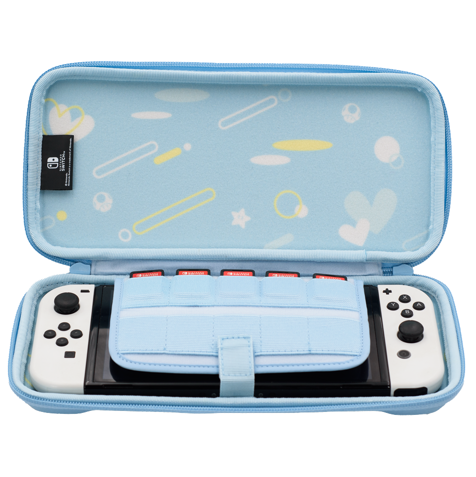Hori Slim Tough Pouch (City Pop Peach) for Nintendo Switch™