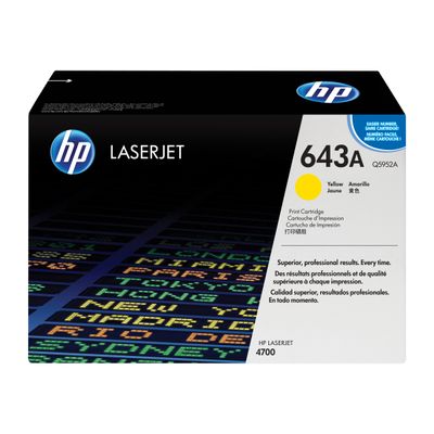 HP 643A - jaune - cartouche laser d'origine