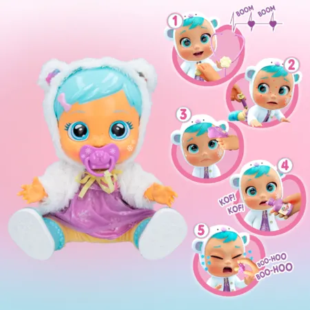 IMC Toys Cry Babies Kristal gets sick & feels better