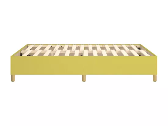 Sommier tapissier Vert 140x200 cm Tissu
