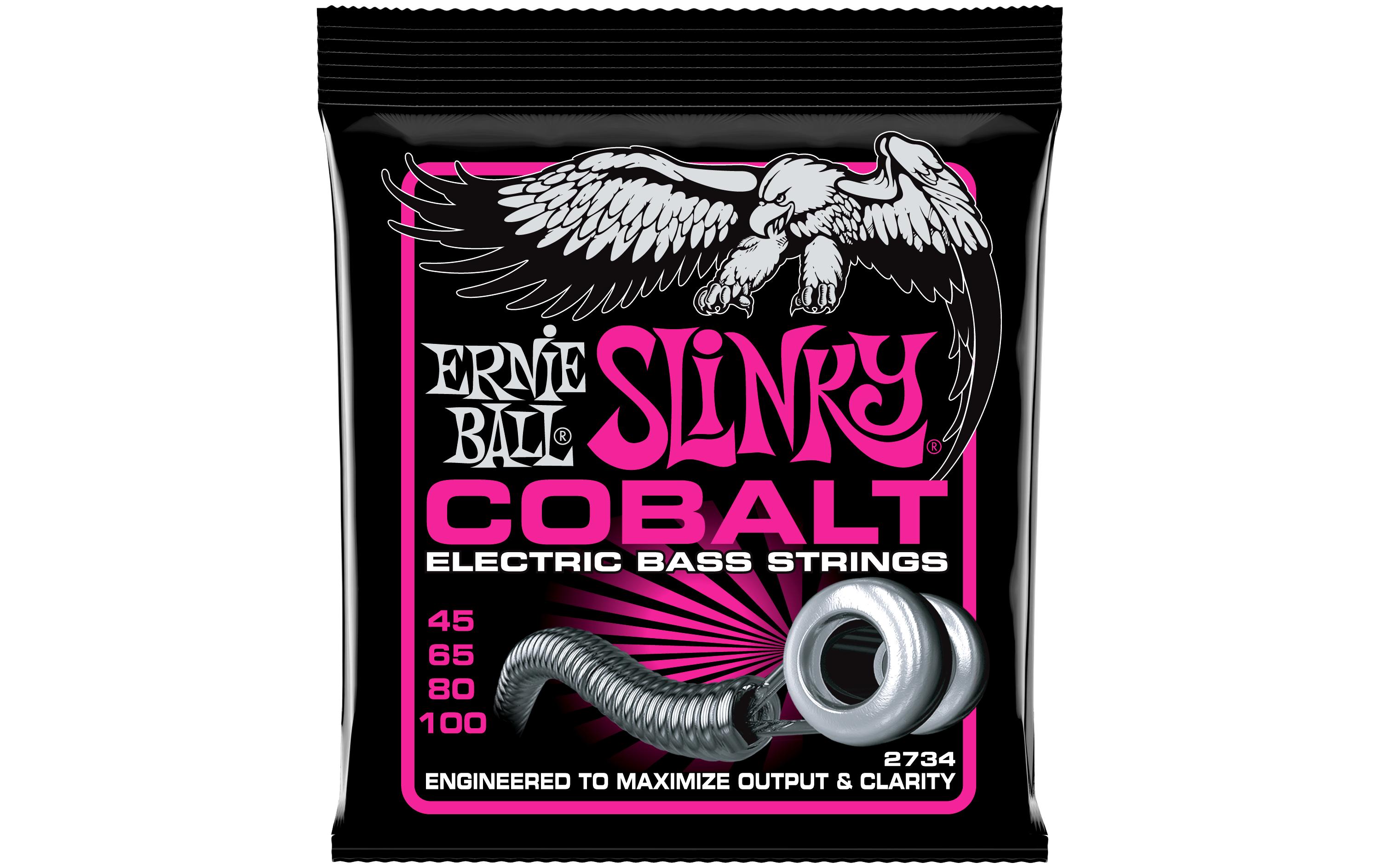 Basssaiten 2734 Slinky Cobalt – Super 45-100Saitensatz für E-Bass
