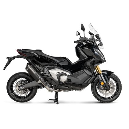 Silencieux Akrapovic Titane noir embout Carbone - Gris / Noir