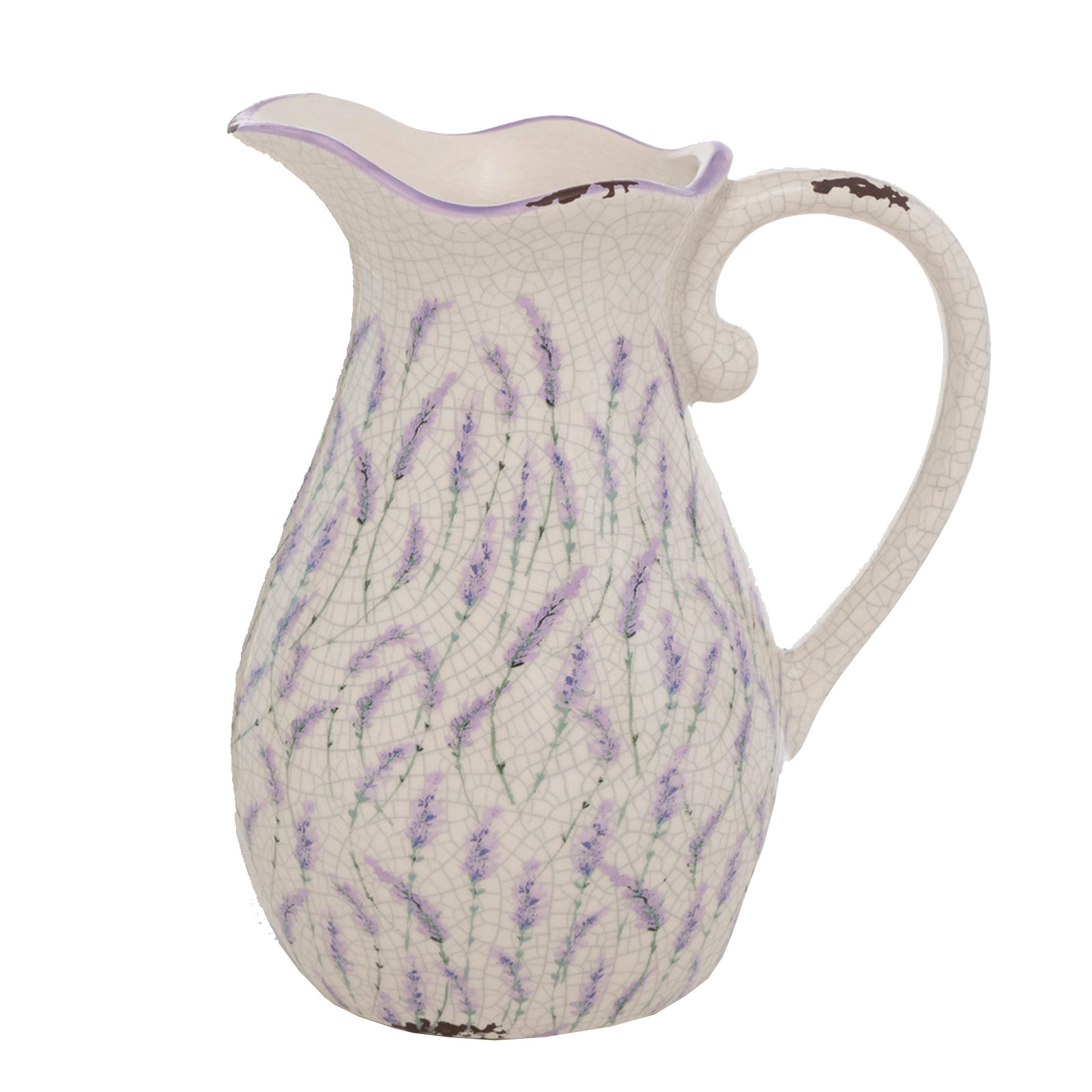 Vase - sortiert - Crackle Optik - 19 cm