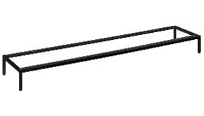 Gestell zu Kommode SANTORIN 180 x 13 x 38 cm schwarz
