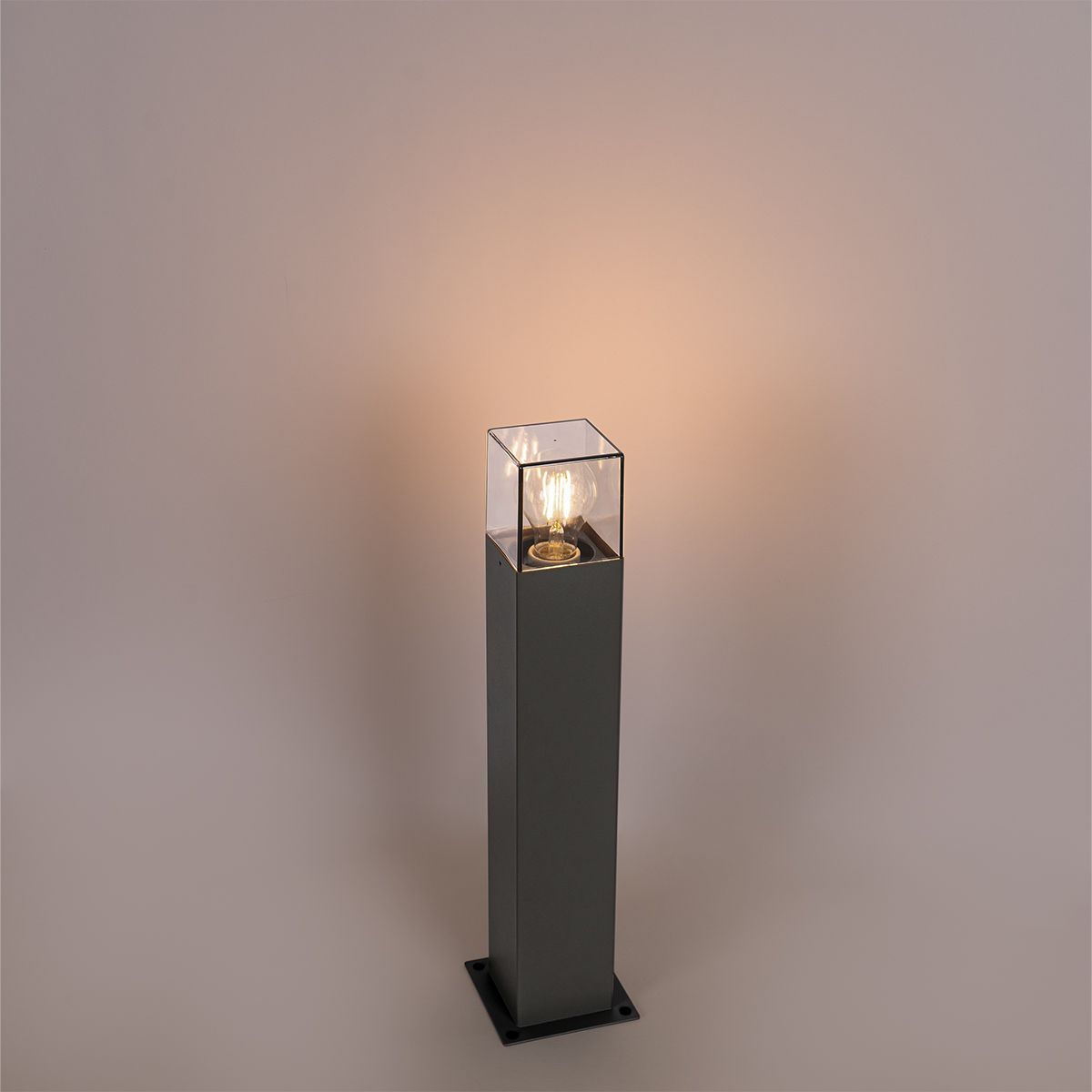 Buitenlamp 50 cm antraciet met grondpin en kabelmof - Denmark