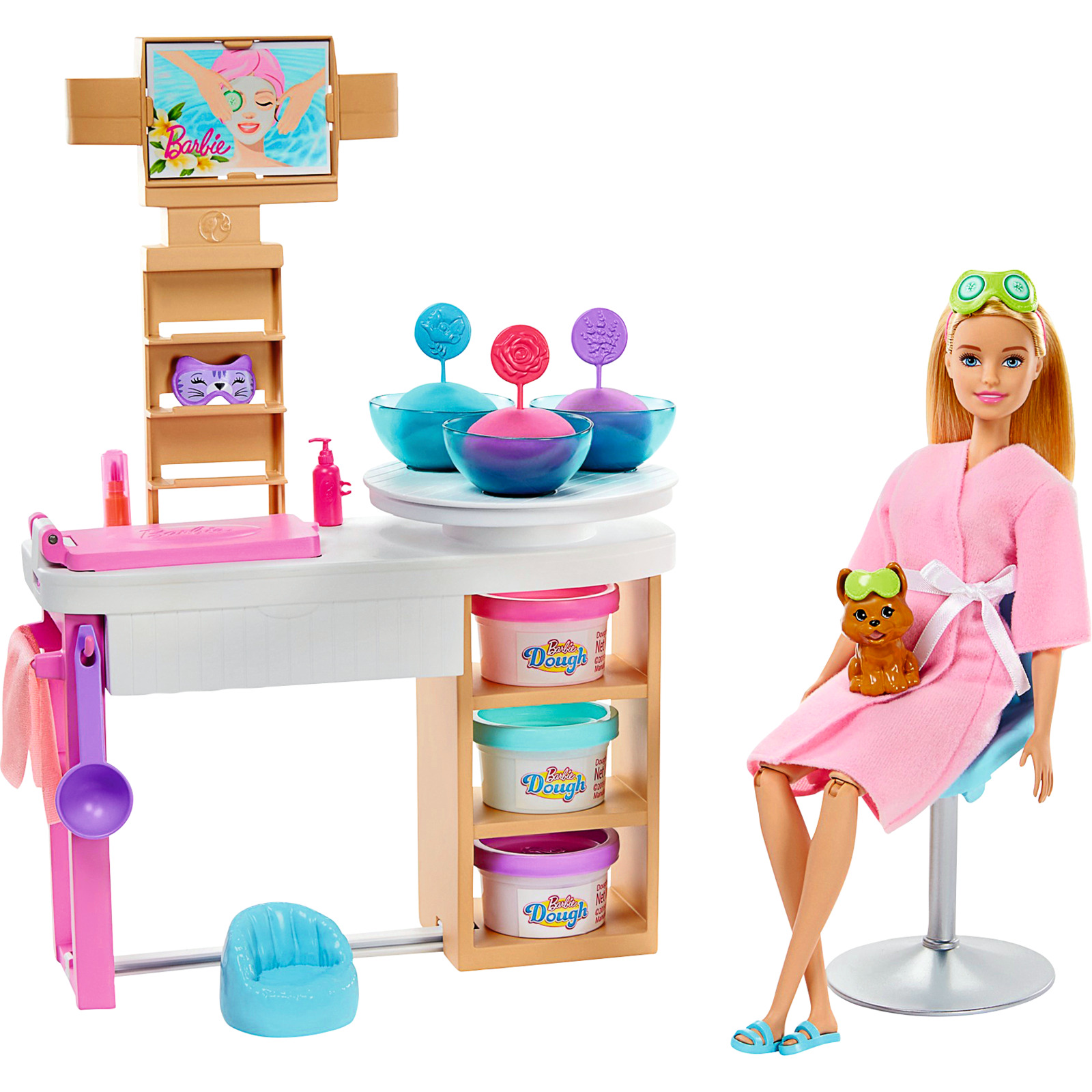 Barbie Wellness Spielset mit Puppe