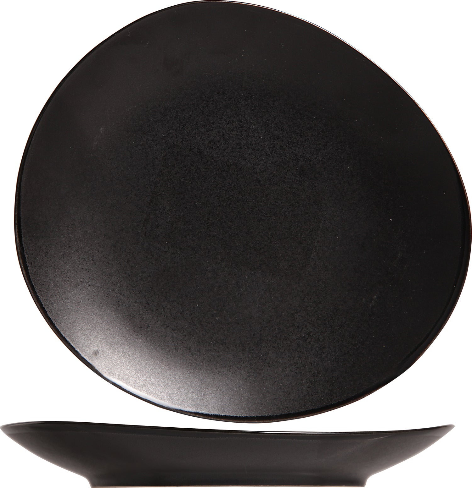 Cosy & Trendy bord Vongola Blacky zwart 15,5 x 14,3 x 2 cm