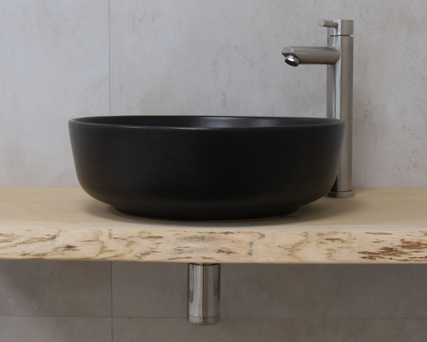 Saniclear Pura Exclusive waskom set met RVS kraan compleet