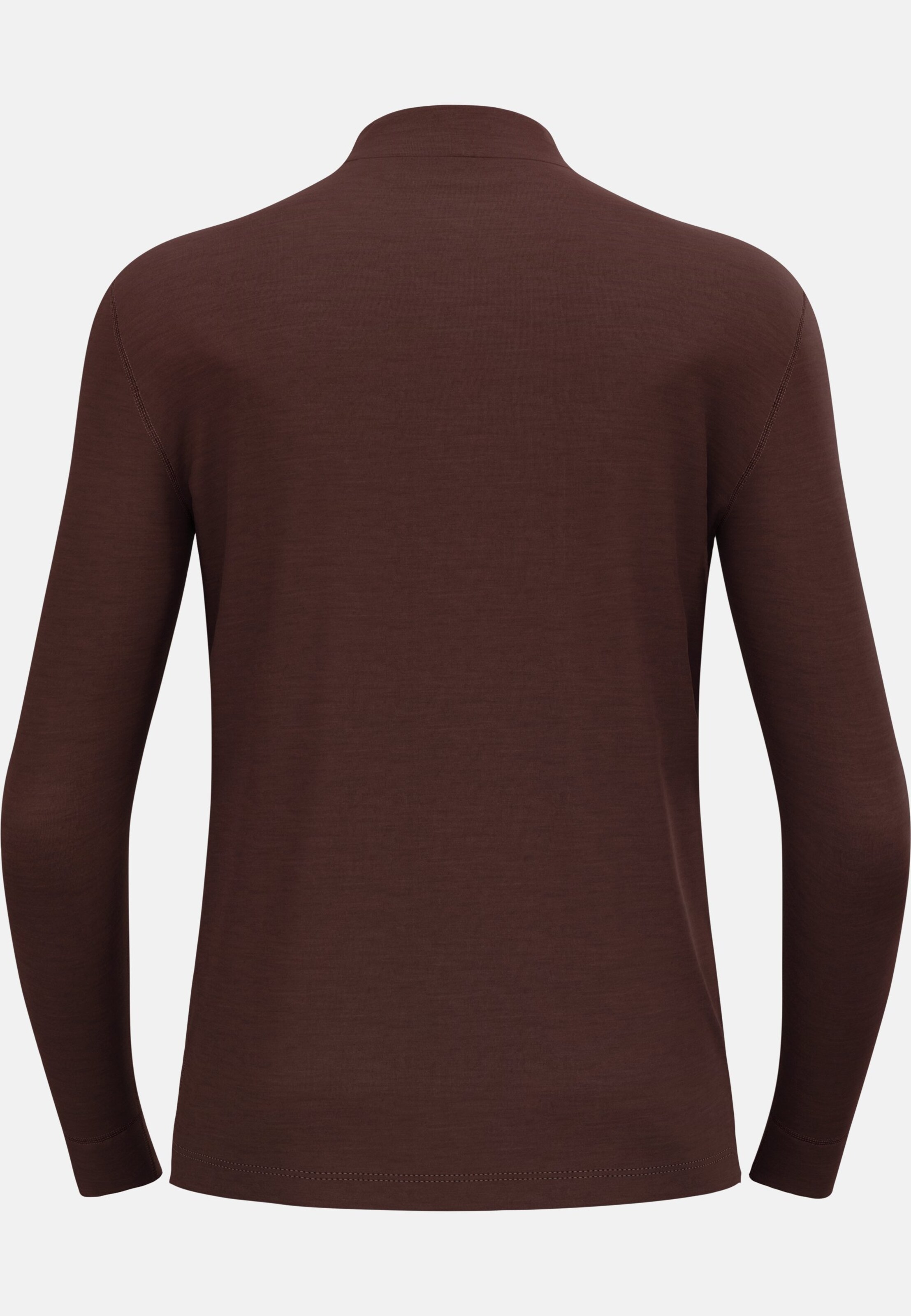 Natural Merino 200 Base Layer Half Zip in fudge