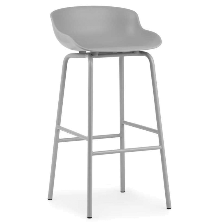 Normann Copenhagen Hyg barkruk 75 cm Grijs