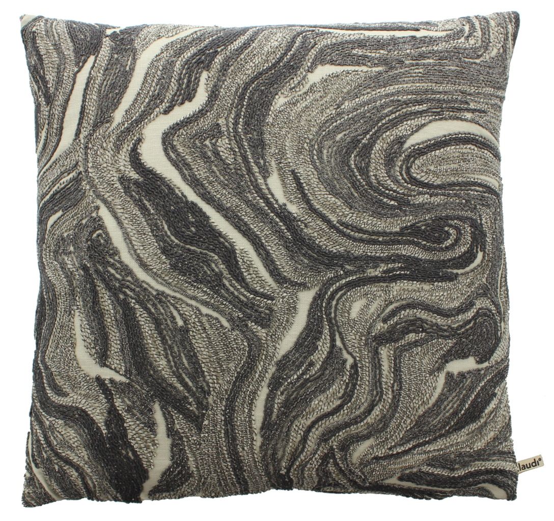 Sierkussen Dark Taupe Ondetty  | ClaudiB45 x D45 cm