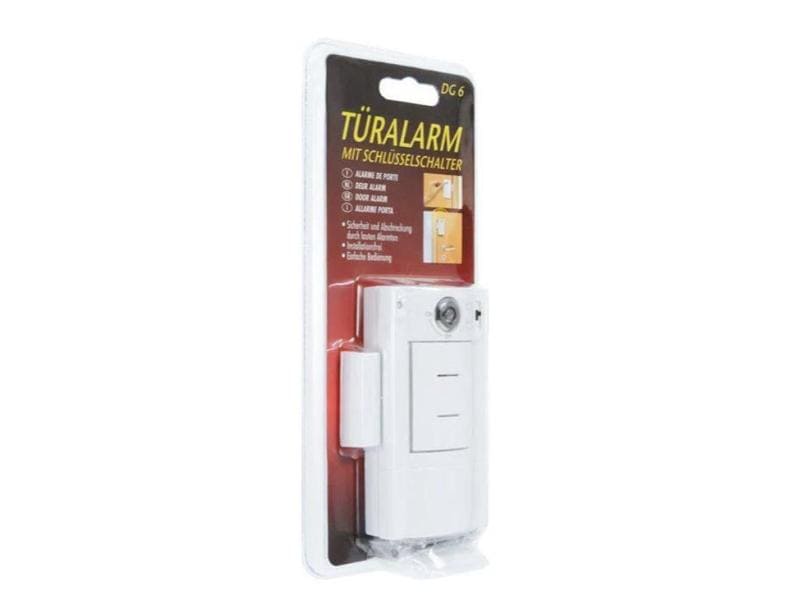 Pentatech Tür- & Fensteralarm DG6 mit Schlüsselschalter Sichert Ihre Türe