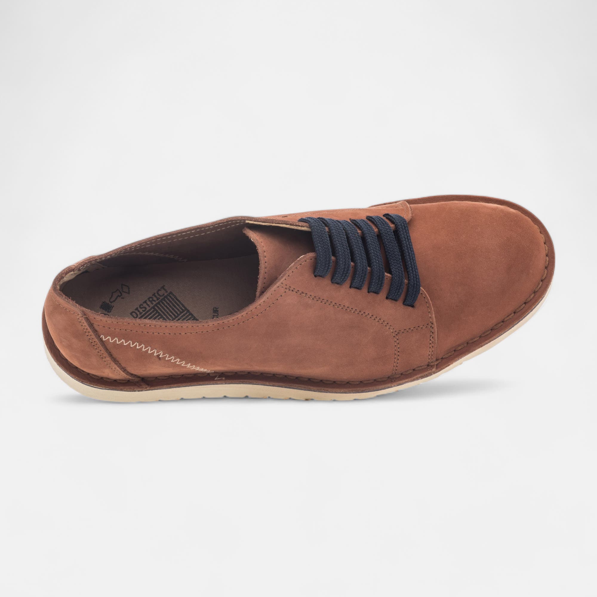 Derbies Homme en cuir marron